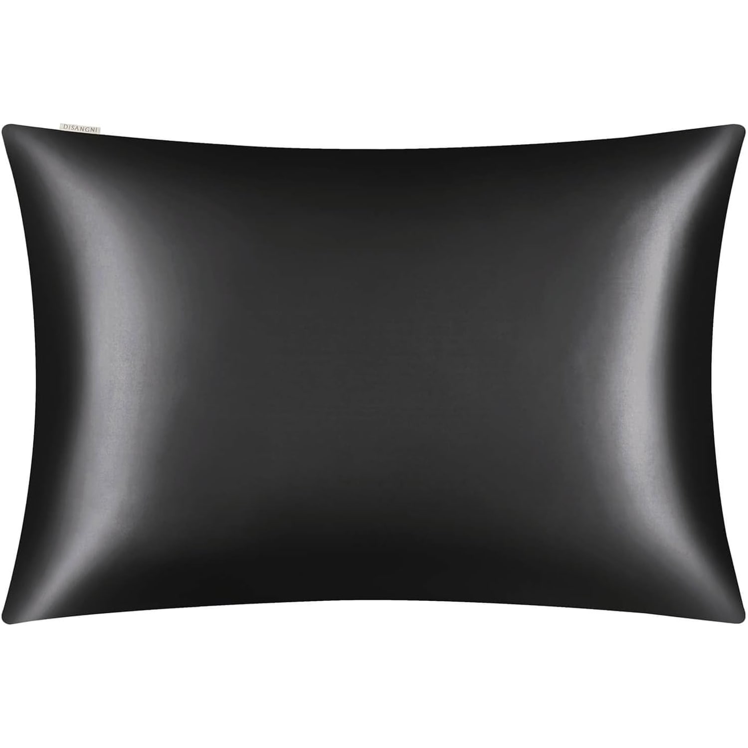 Black 22 Momme Silk Pillowcases, Standard, 2 Pack: image 6
