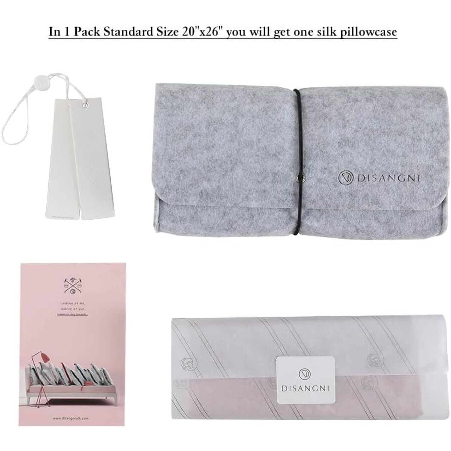 Green 22 Momme Mulberry Silk Pillowcase (Standard): image 3