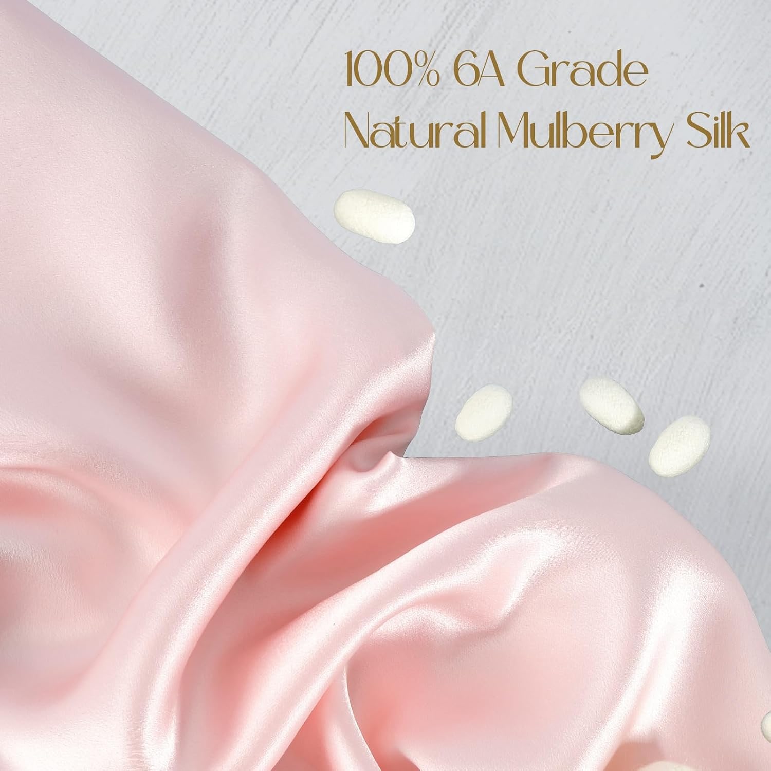 Pink Mulberry Silk Pillowcase Queen 19 Momme