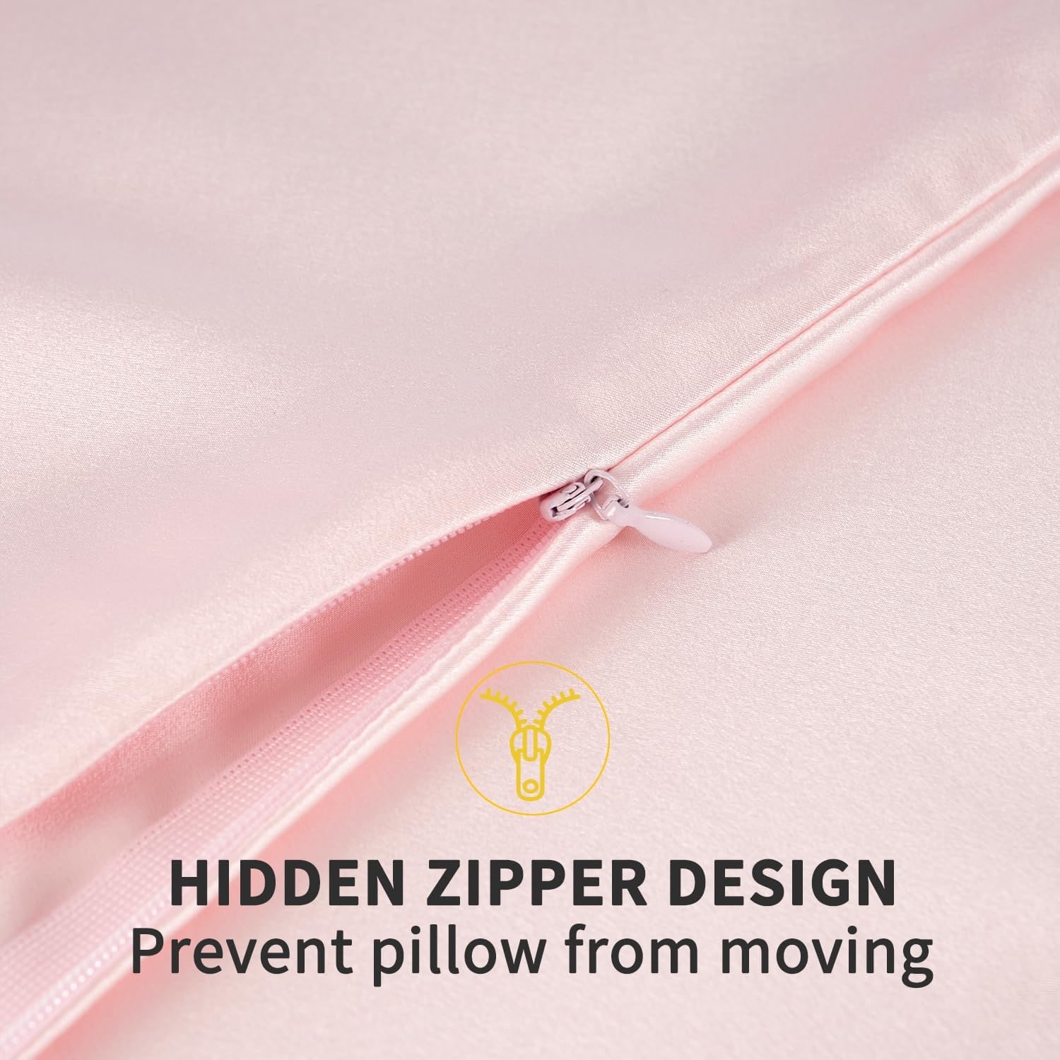 Pink Mulberry Silk Pillowcase Queen 19 Momme