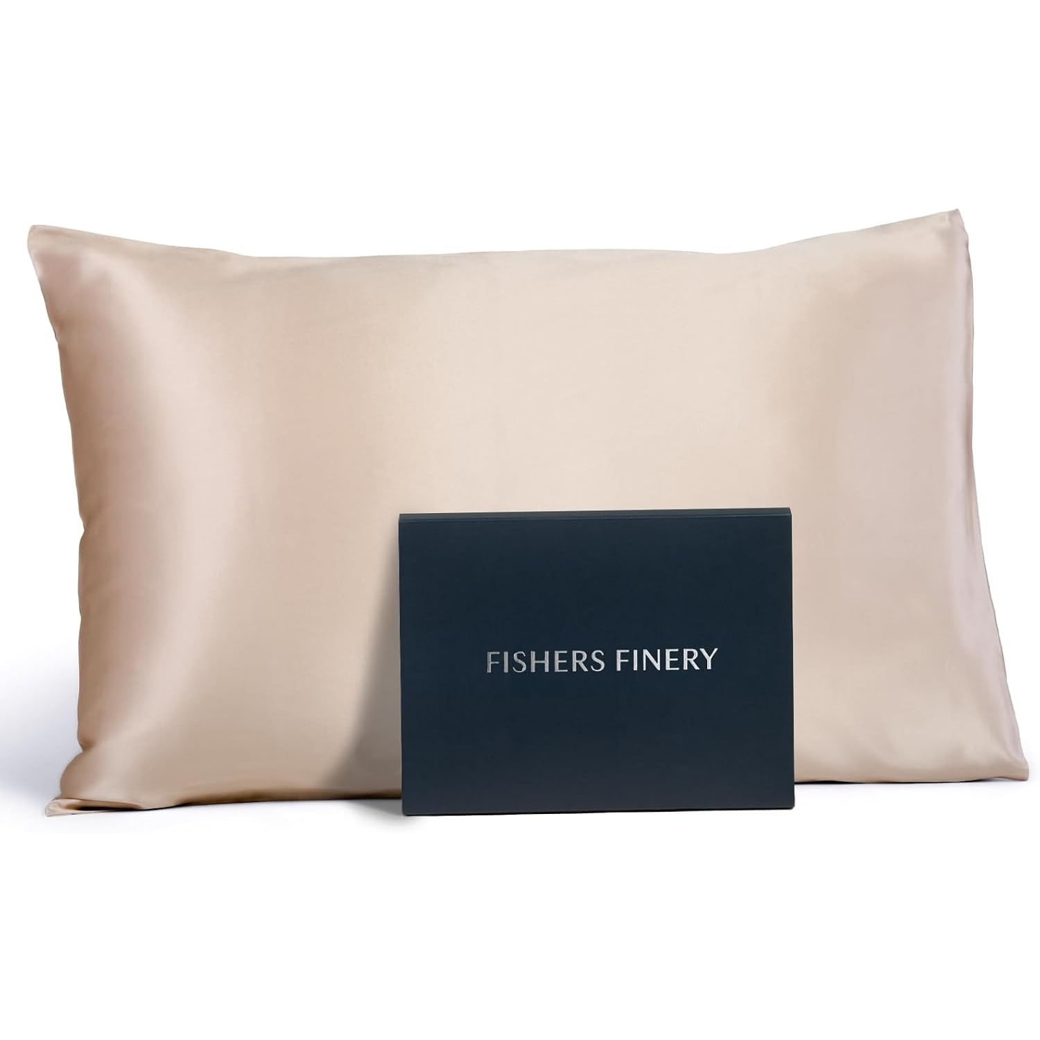 Taupe 25 Momme Mulberry Silk Pillowcase, Queen, Envelope Closure