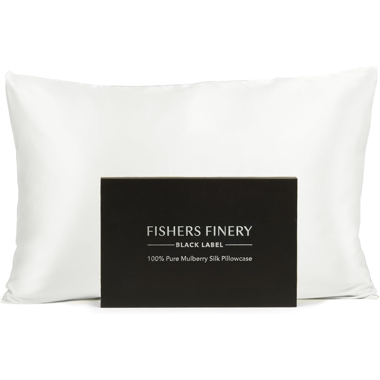 Undyed White 30 Momme Mulberry Silk Pillowcase (Standard)