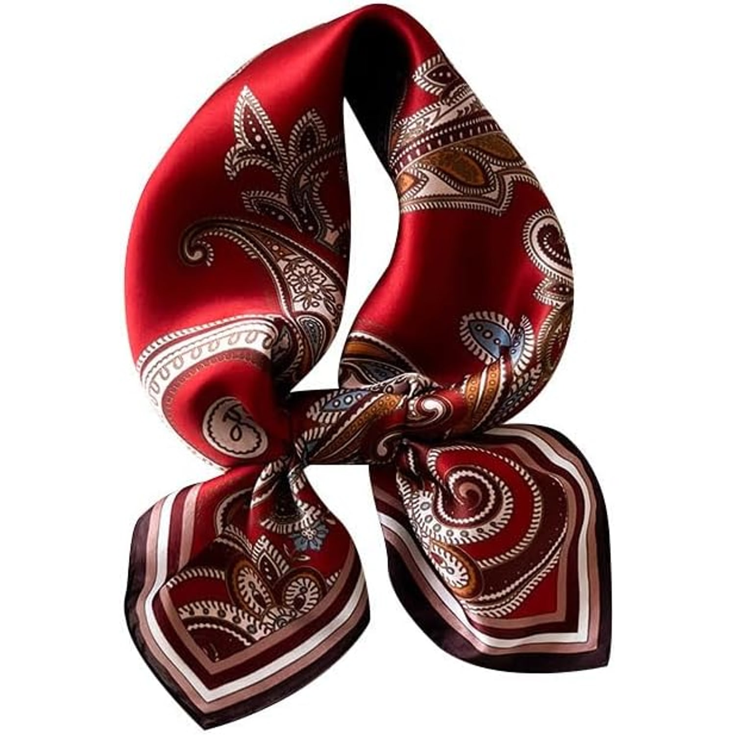 Printed Mulberry Silk Scarf 70cm