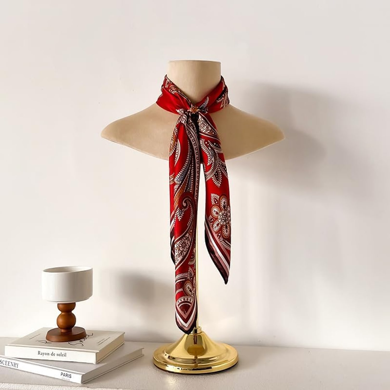 Printed Mulberry Silk Scarf 70cm: image 2