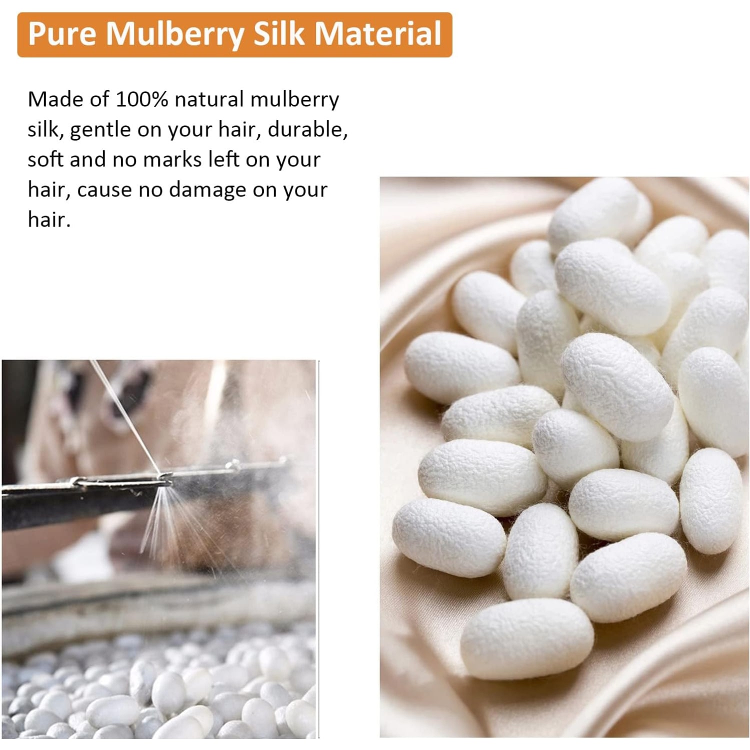 Skinny Mulberry Silk Scrunchies 4 Pack