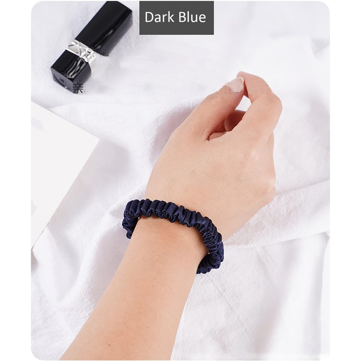 Skinny Mulberry Silk Scrunchies 4 Pack