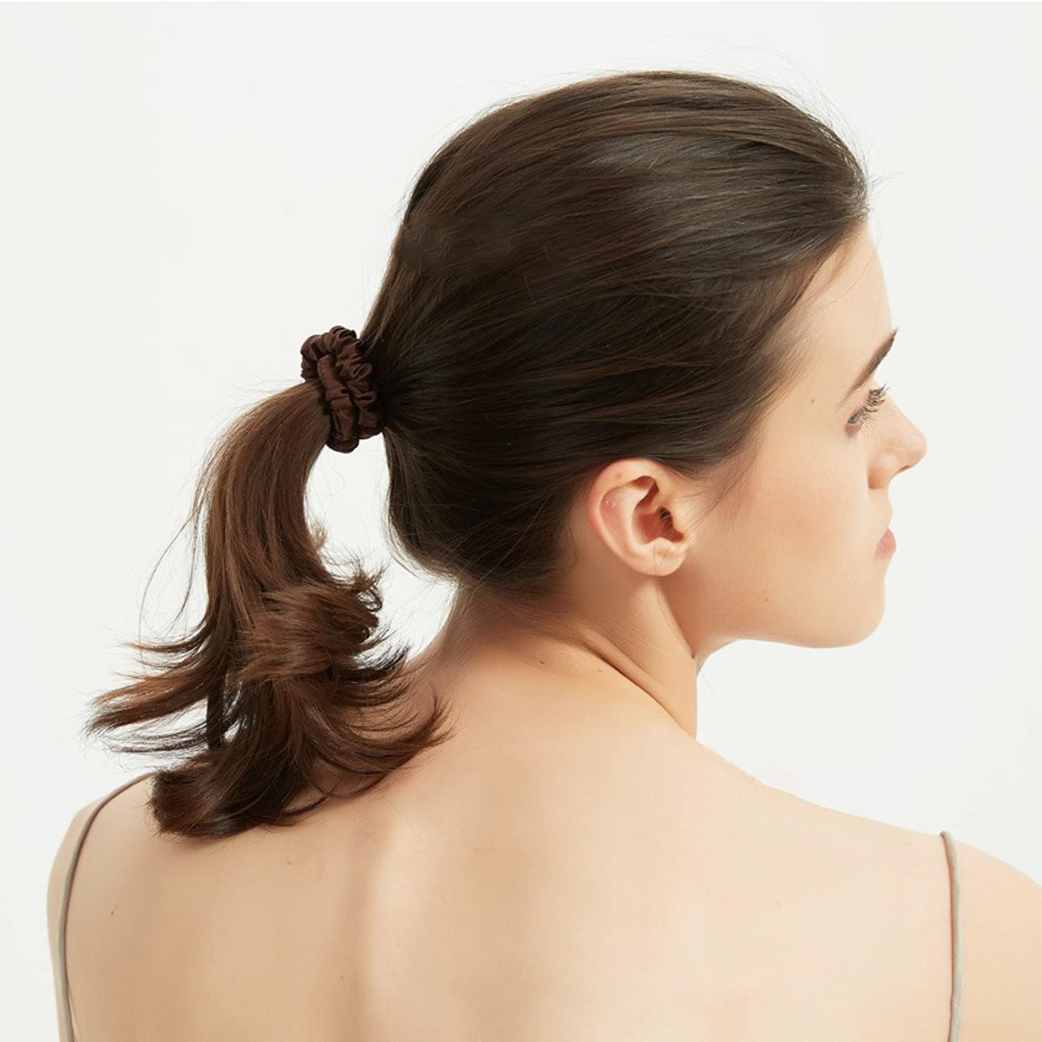 Skinny Mulberry Silk Scrunchies 4 Pack