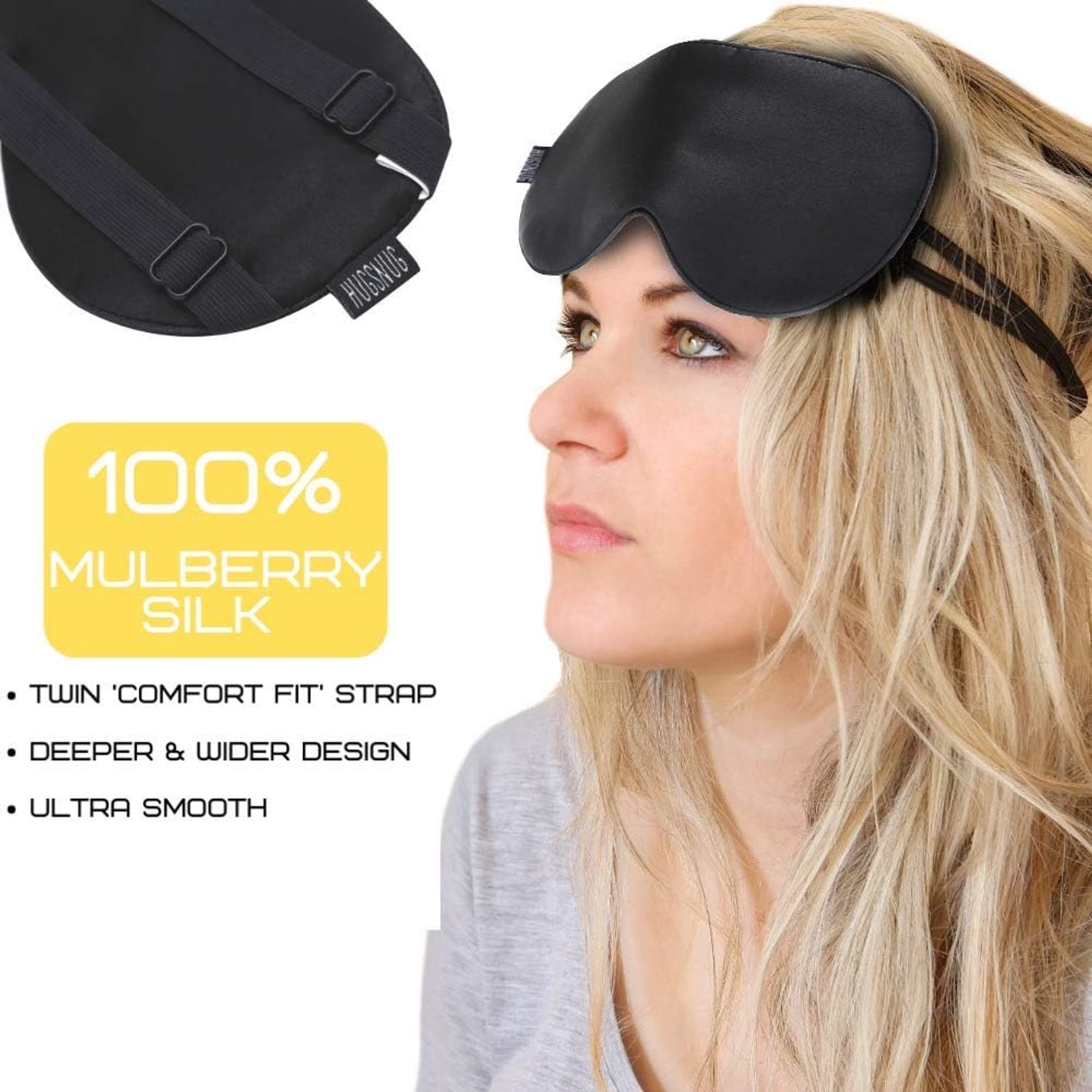 19 Momme Mulberry Silk Sleeping Mask: image 3