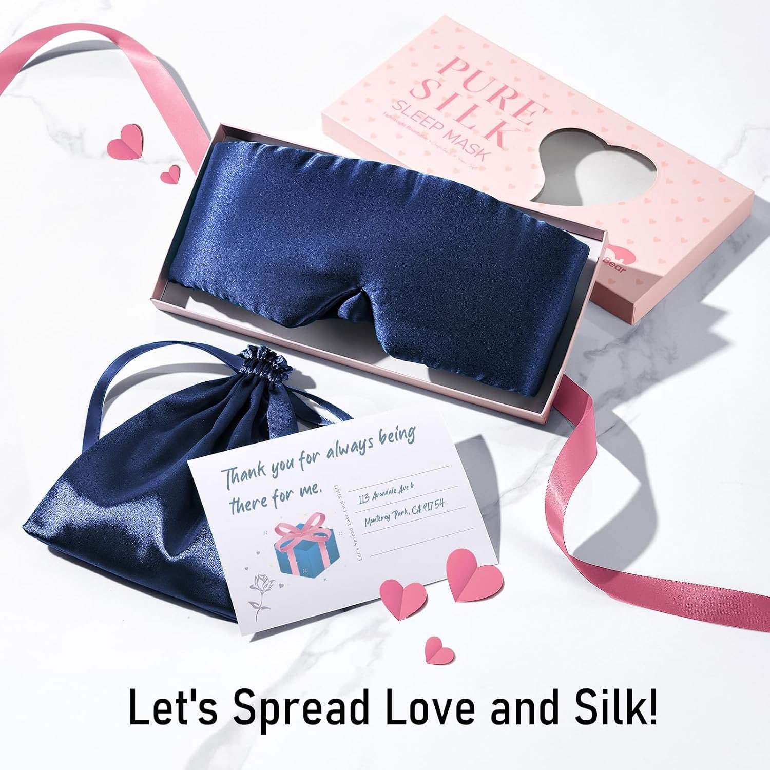 22 Momme Silk Sleep Mask for Side Sleepers