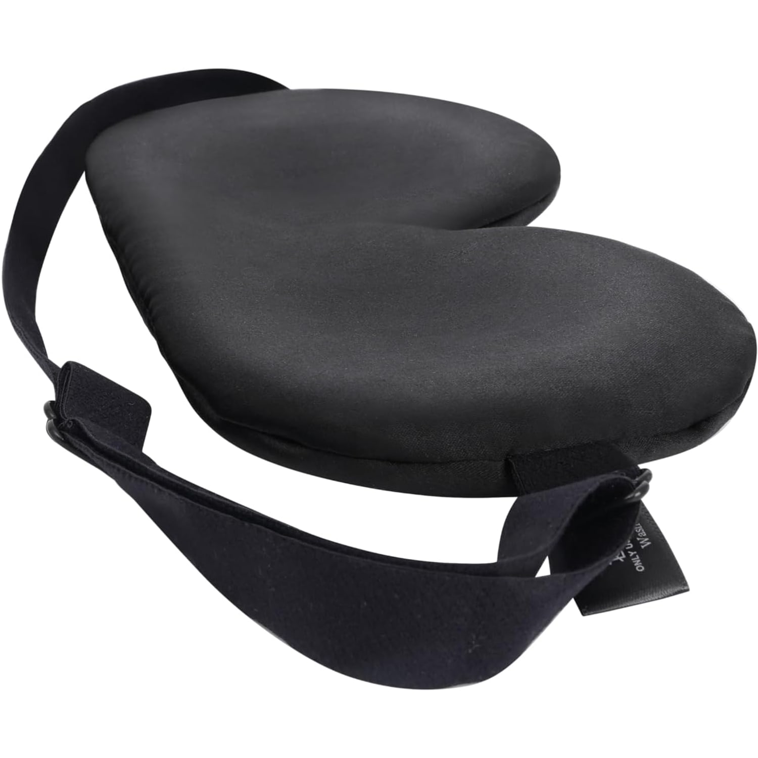 Contoured No Pressure Silk Sleep Mask (Black): image 3