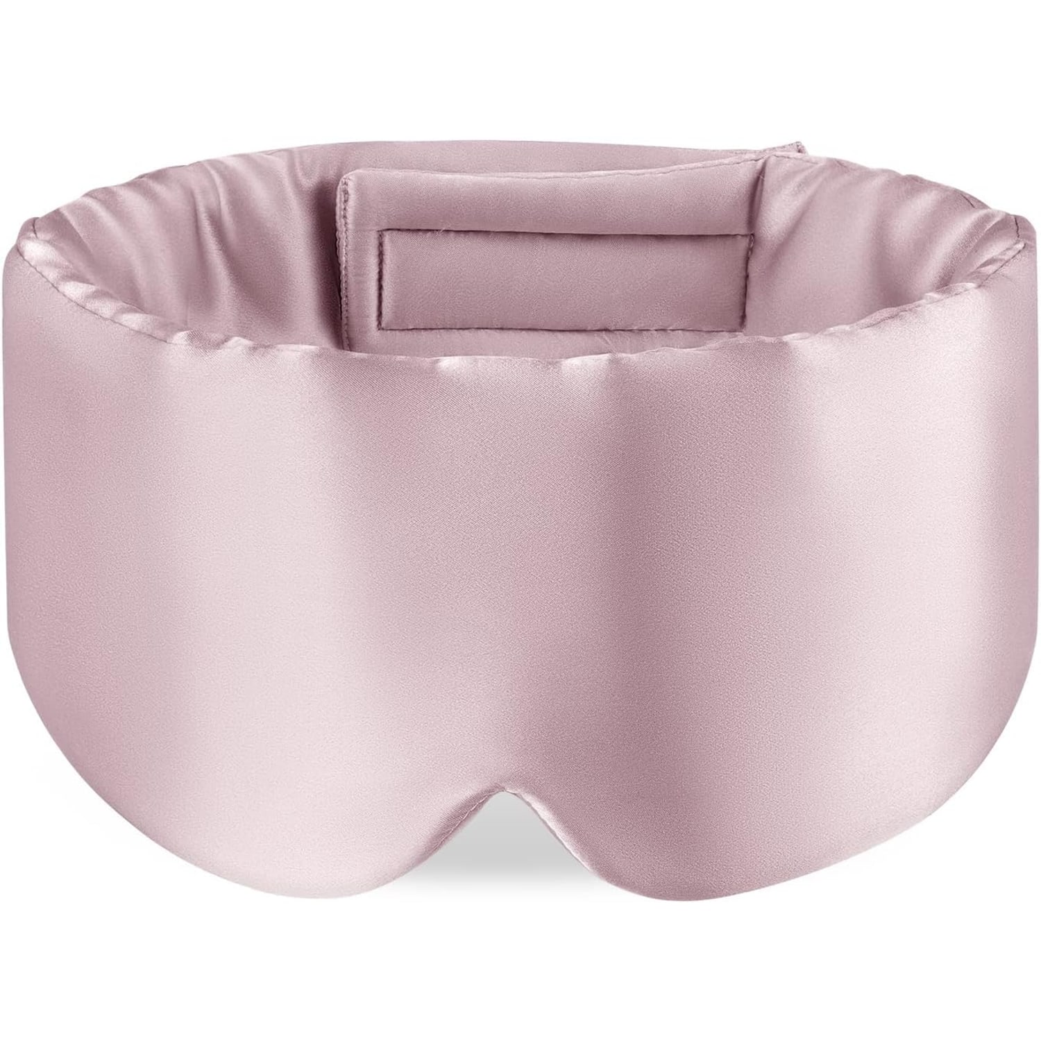 Wide Band Mulberry Silk Sleep Mask (Light Plum)